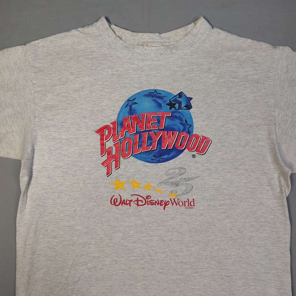 Vintage Planet Hollywood Walt Disney World 25th Anniversary Shirt Mens Medium - Picture 3 of 14